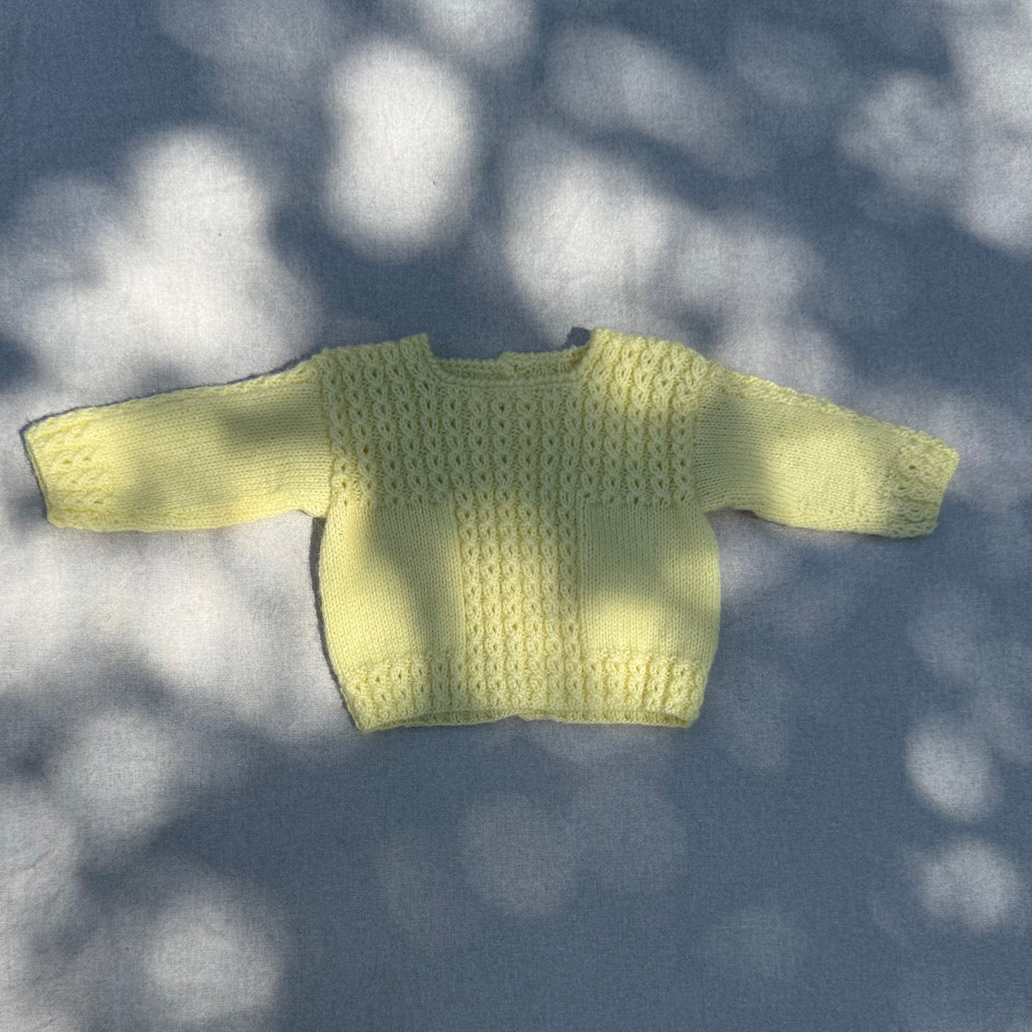 Sweater Handmade Butter Yellow